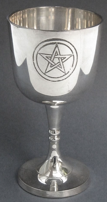 Pentagram chalice 4"