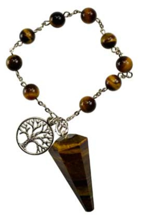 Tiger's Eye pendulum bracelet