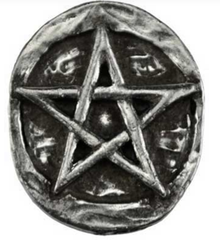 Pentagram pocket stone