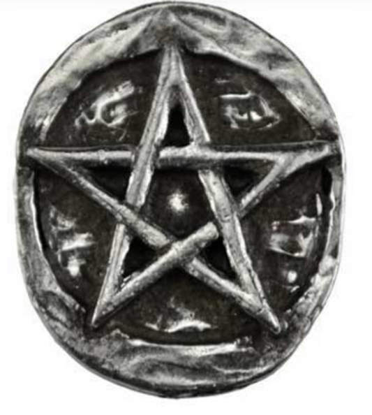 Pentagram pocket stone