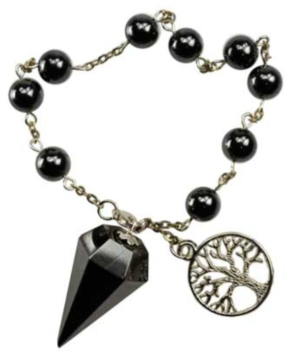 Hematite pendulum bracelet
