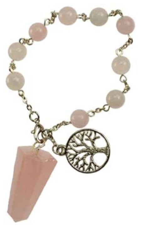 Rose Quartz pendulum bracelet
