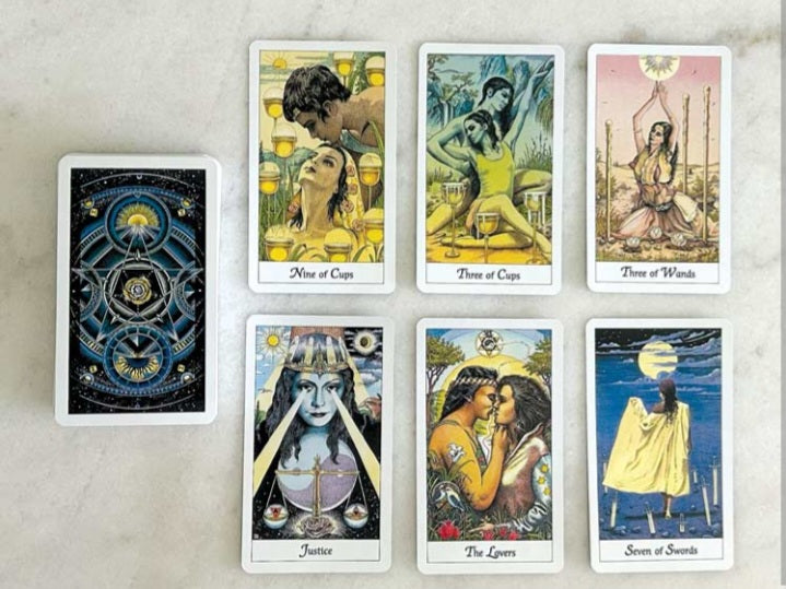 Cosmic tarot deck by Norbert Losche