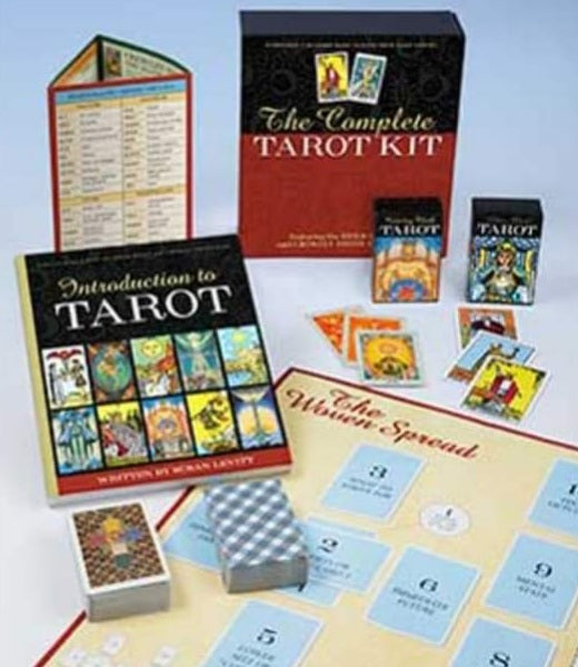 Tarot set thoth & rider-waite tarot decks with book by susan levitt - Burning Times Candles